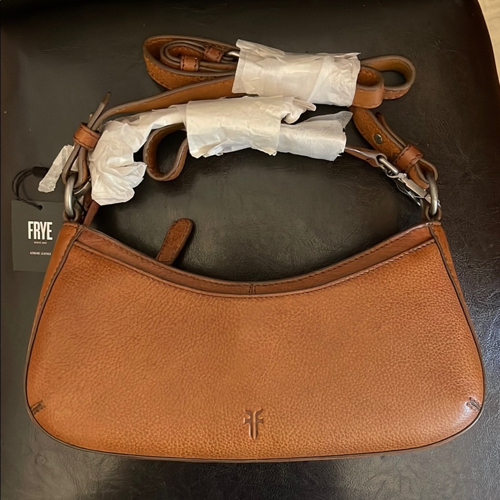 Frye Claire Shoulder Bag - Cognac